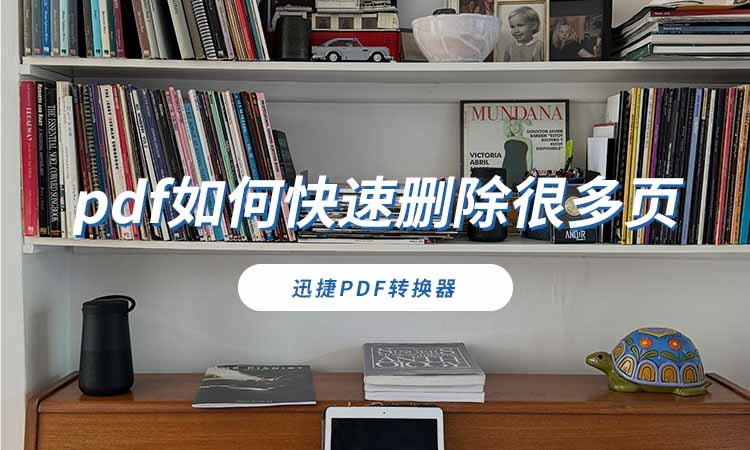 pdf如何快速删除很多页